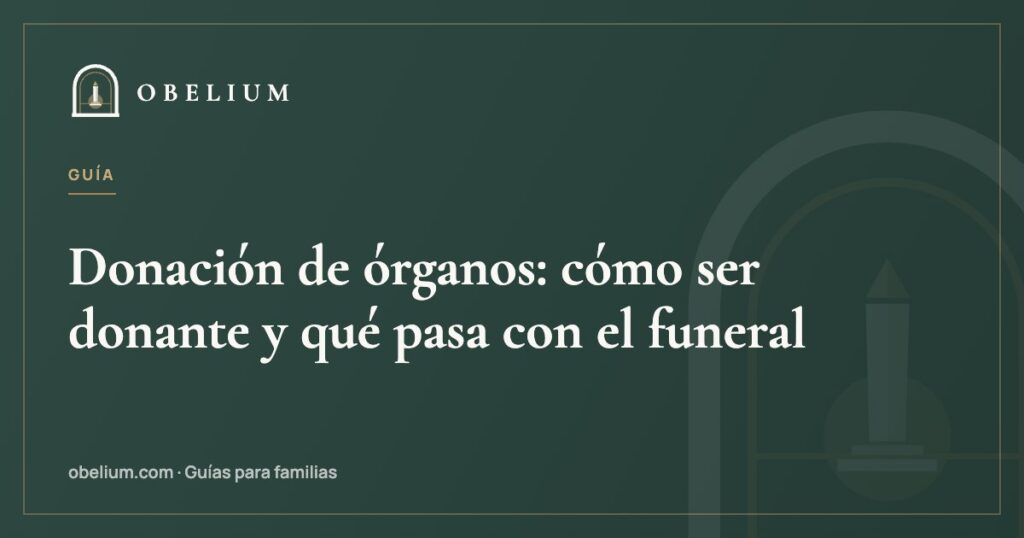 Donación de órganos: cómo ser donante y qué pasa con el funeral